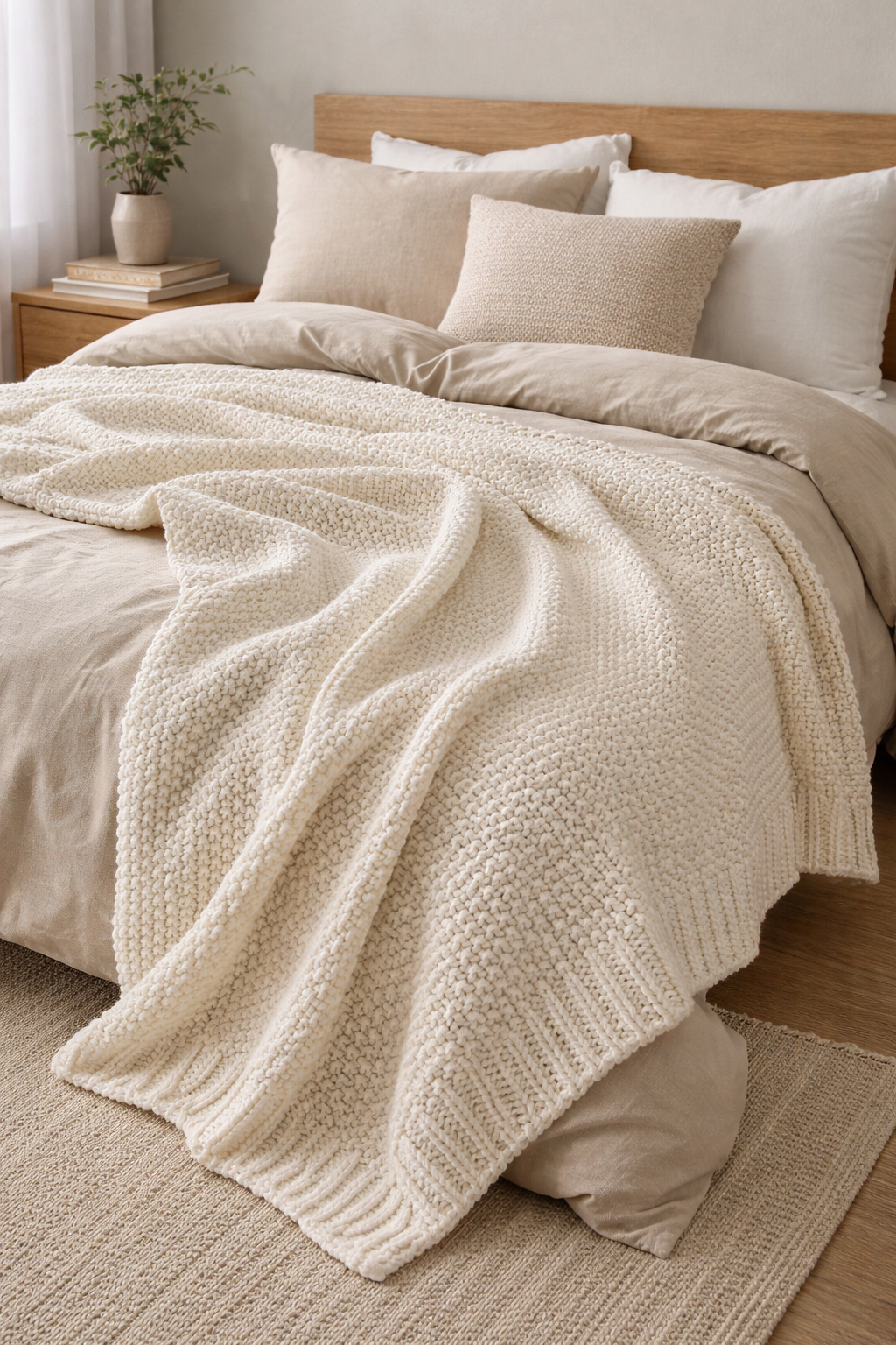 Cotton Knit throw : Henry
