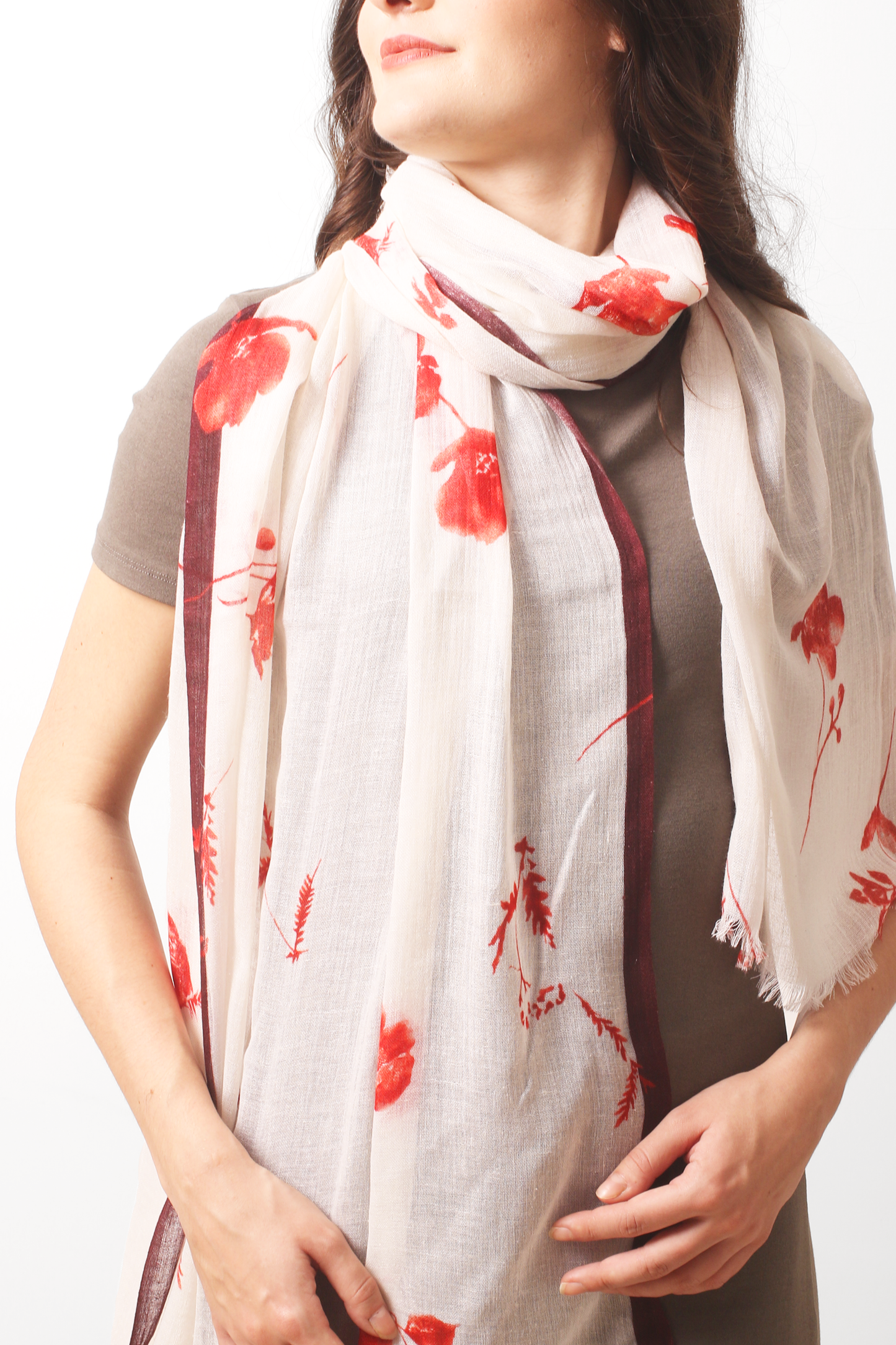 Floral Muse Silk Cashmere Scarf