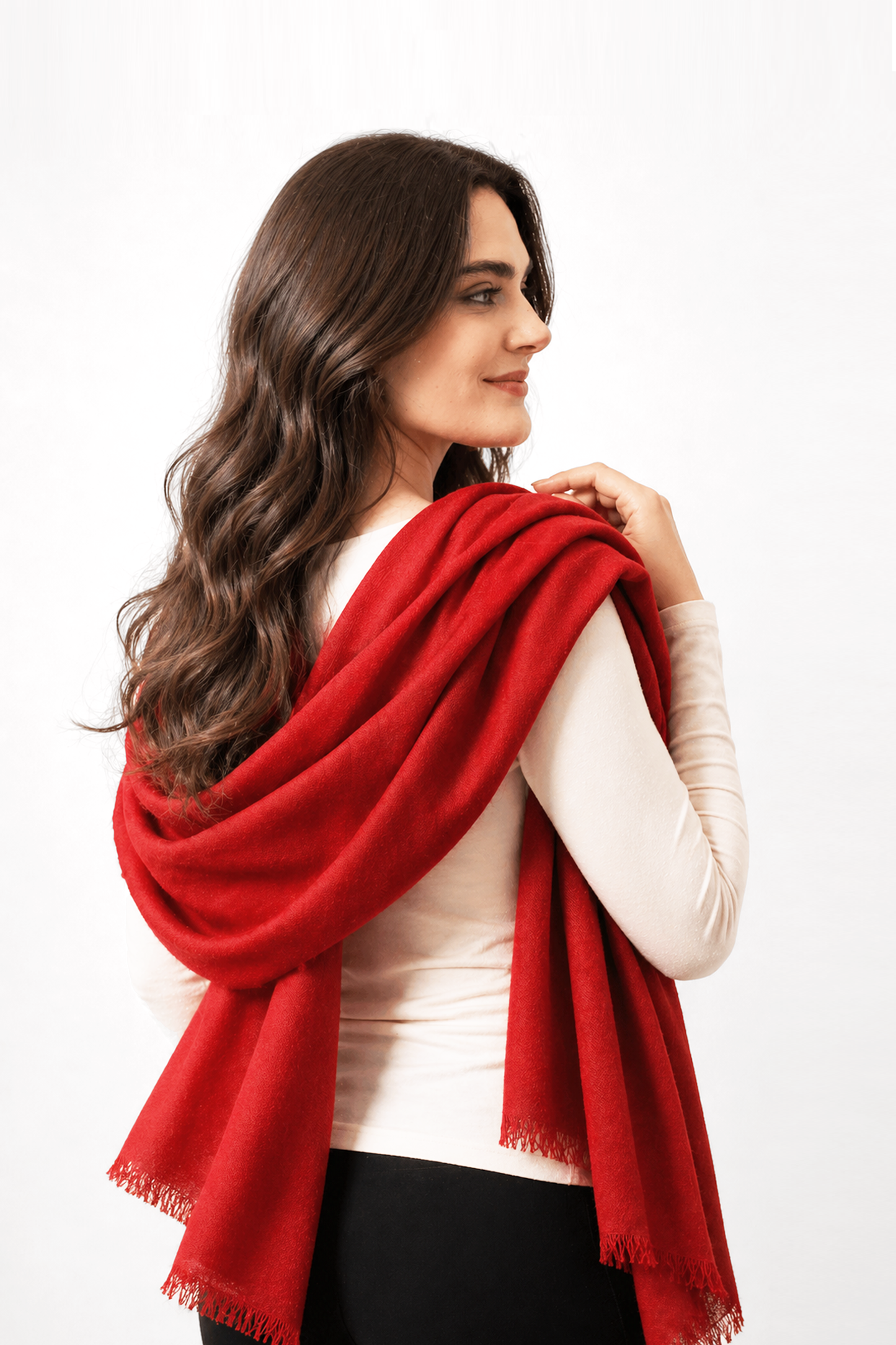 Fire Hydrant Silk Cashmere Twill Scarf