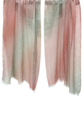 Peach Ombre Cashmere Scarf