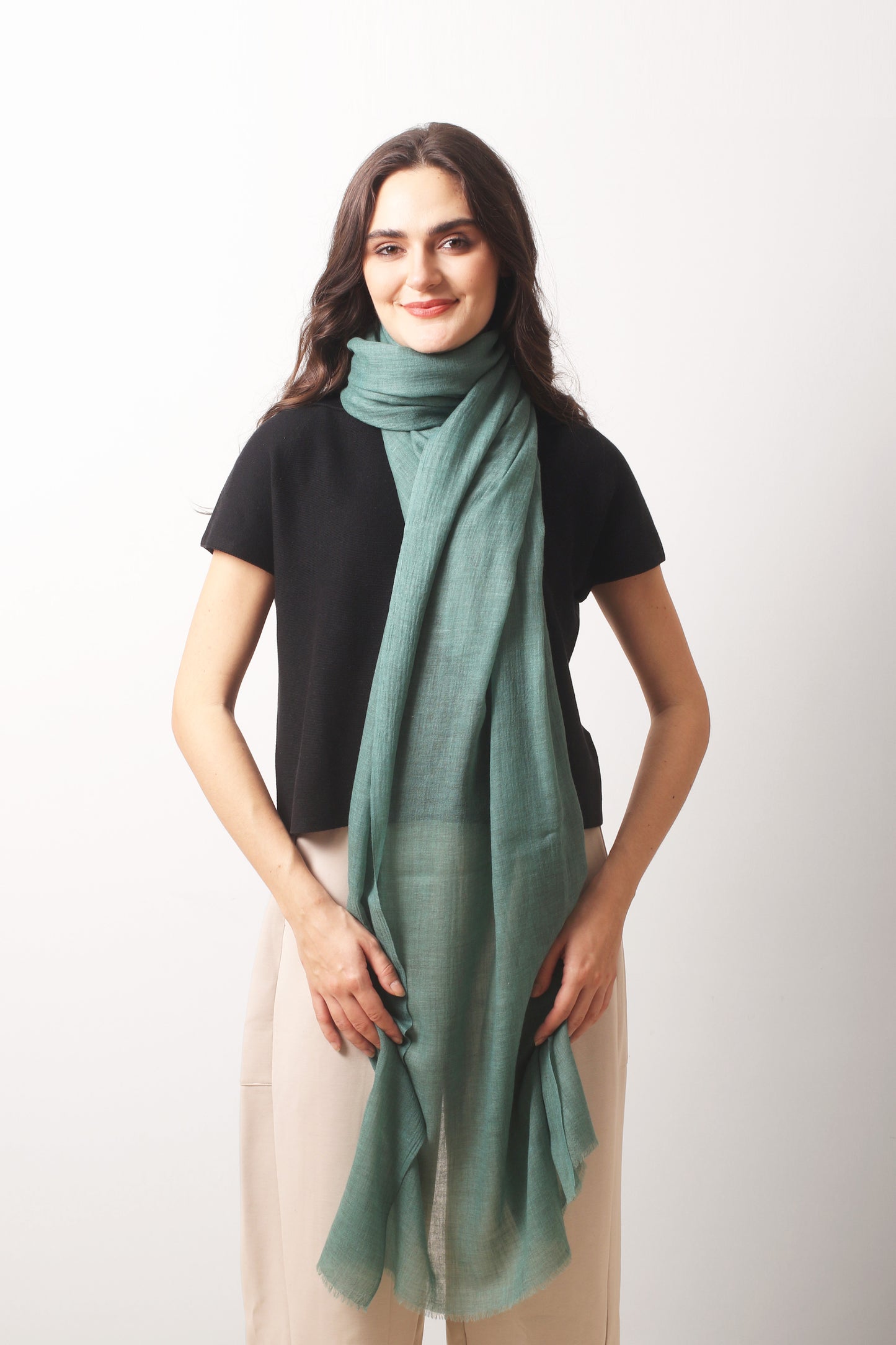 Pine Cashmere Air Scarf