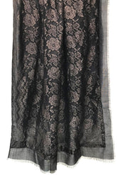Bronze Lace Silk Cashmere Scarf