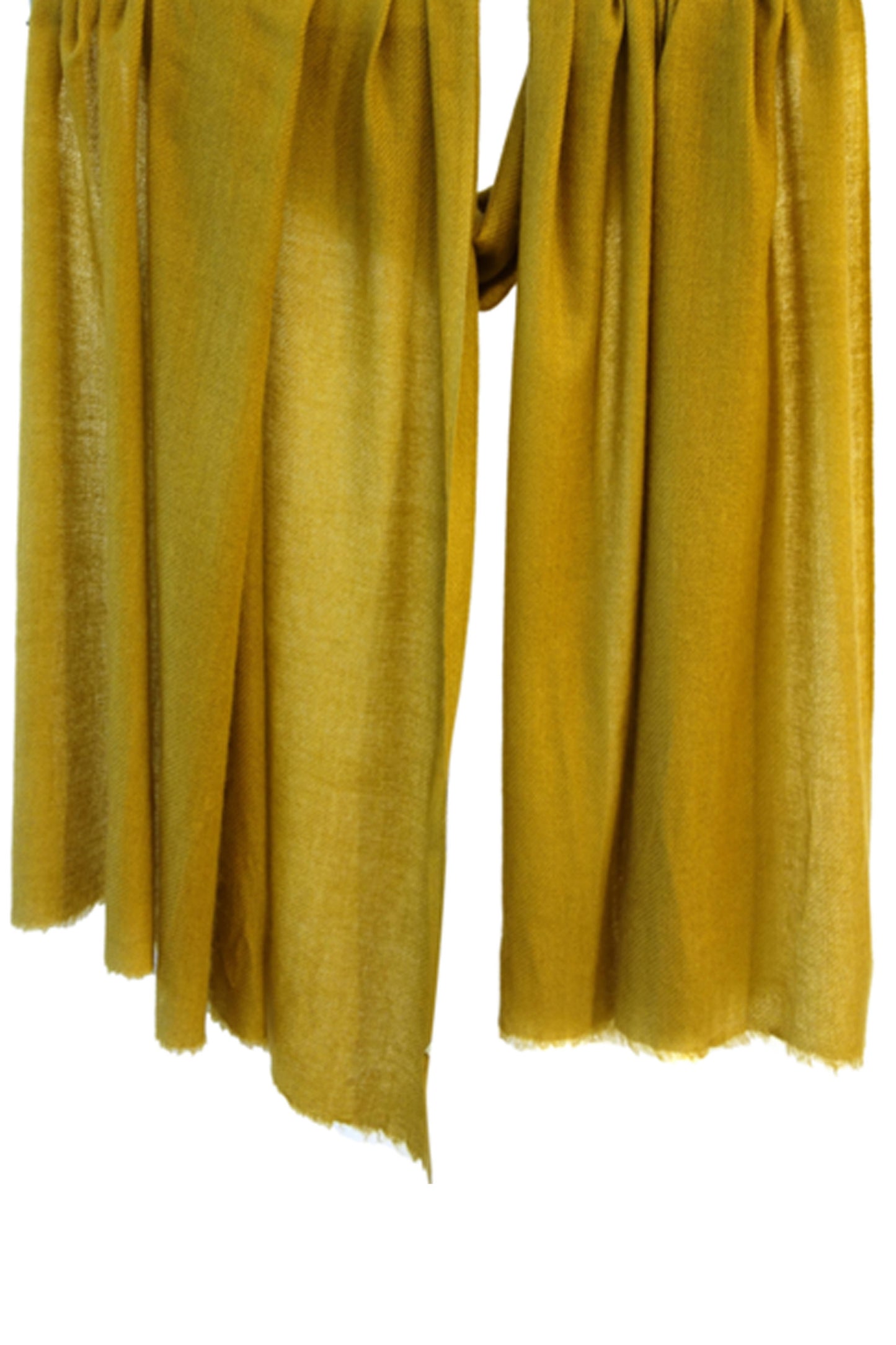 Spicy Mustard Felted Cashmere Scarf 1- Pashma Women's