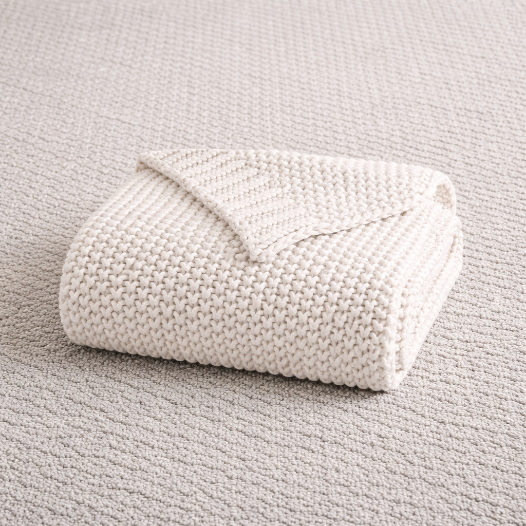 Cotton Knit throw : Henry