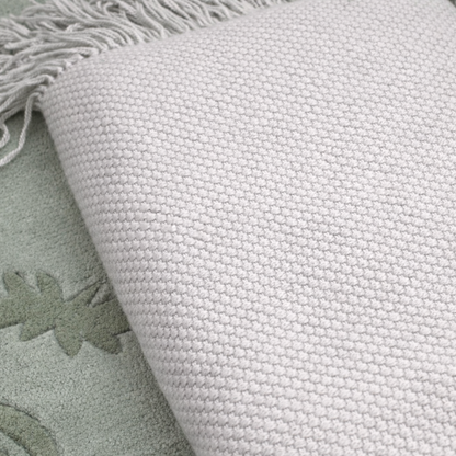Gray Wool Basket Throw : Alaia