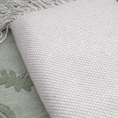 Gray Wool Basket Throw : Alaia