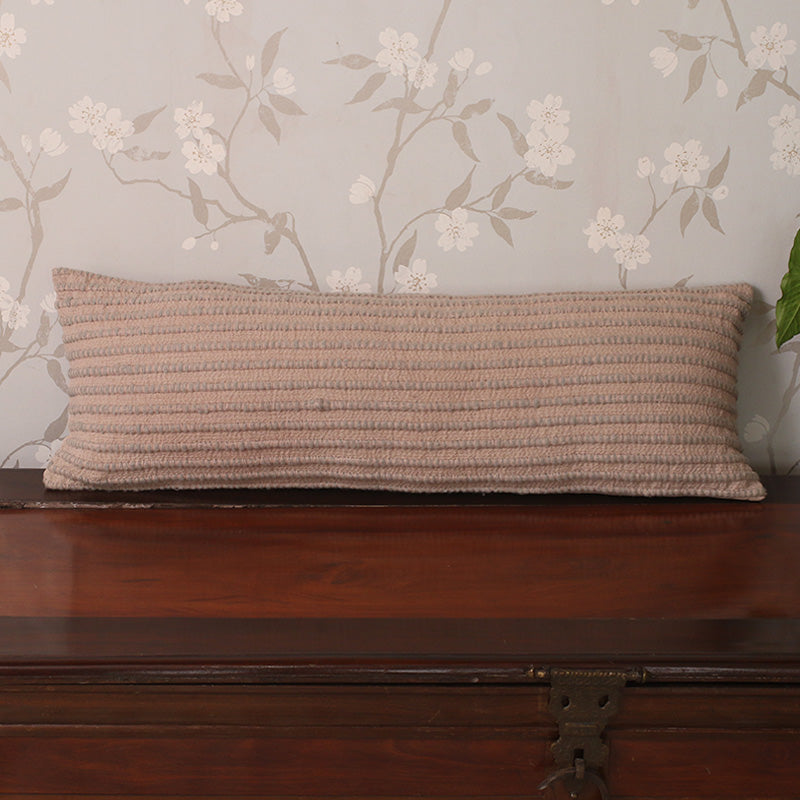 Textured Ribbed Cotton Wool Cushion : Willian