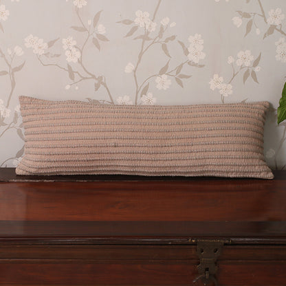 Textured Ribbed Cotton Wool Cushion : Willian