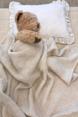 Jane Austen Cashmere Pointelle Blanket