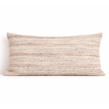Space Dyed Cotton Wool Cushion - Aztec