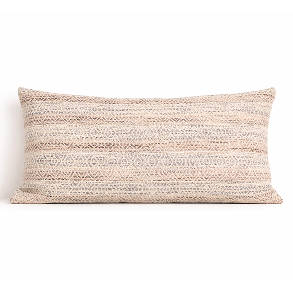 Space Dyed Cotton Wool Cushion - Aztec