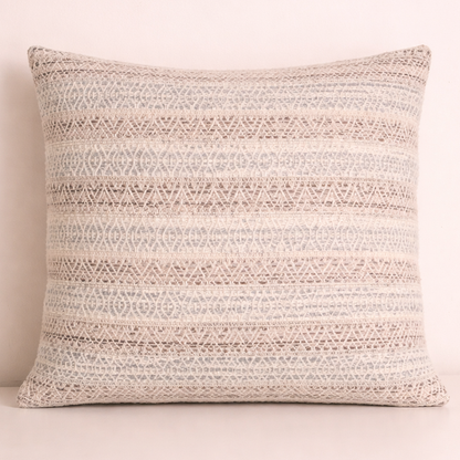 Space Dyed Cotton Wool Cushion - Aztec
