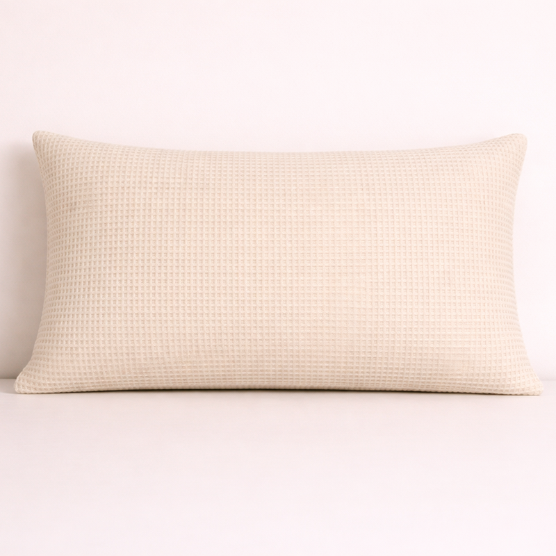 Waffle Wool Cushion : Leo