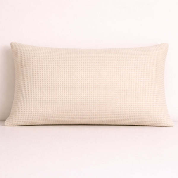Waffle Wool Cushion : Leo