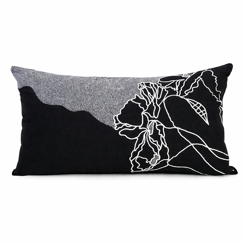 Acacia : Cotton Embroidered Cushion