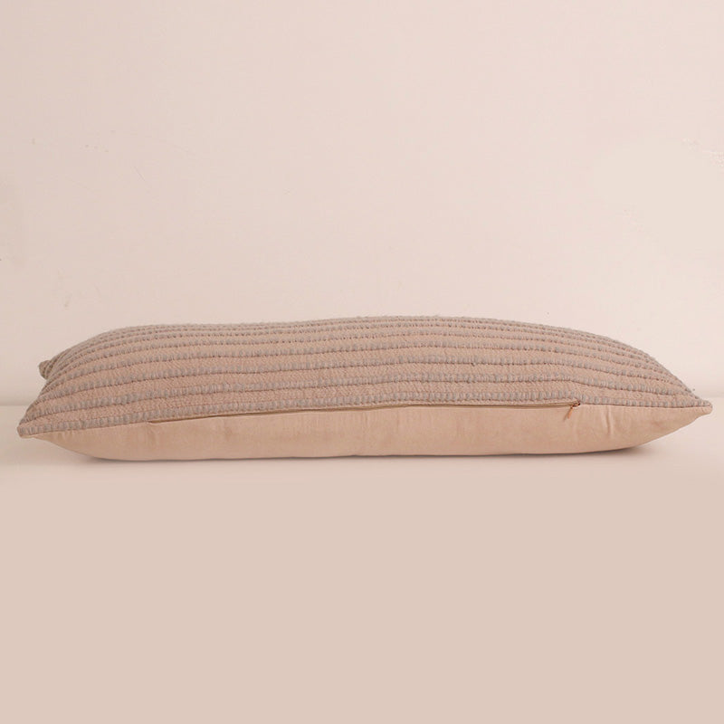 Textured Ribbed Cotton Wool Cushion : Willian