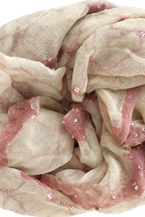 Silk Cashmere Monochrome Floral Embellished