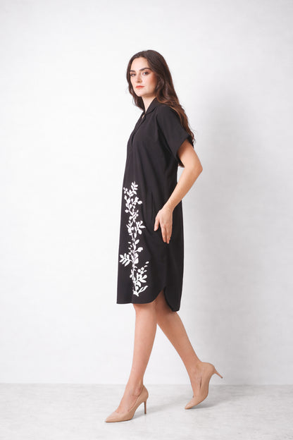 Black_on_white_embroidery_cotton_linen_dress_4-_Pashma_Women_s
