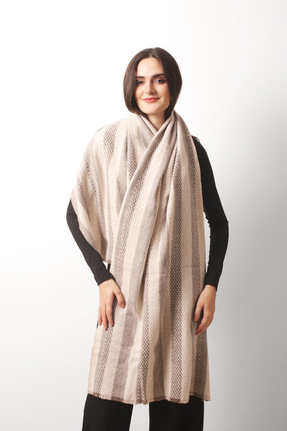 Cashmere Basket Weave Scarf