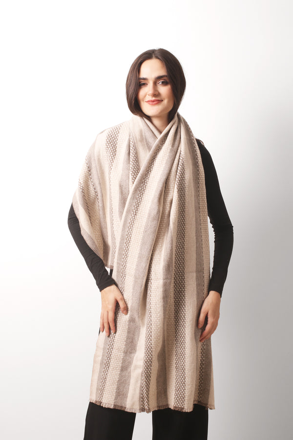 Cashmere Basket Weave Scarf