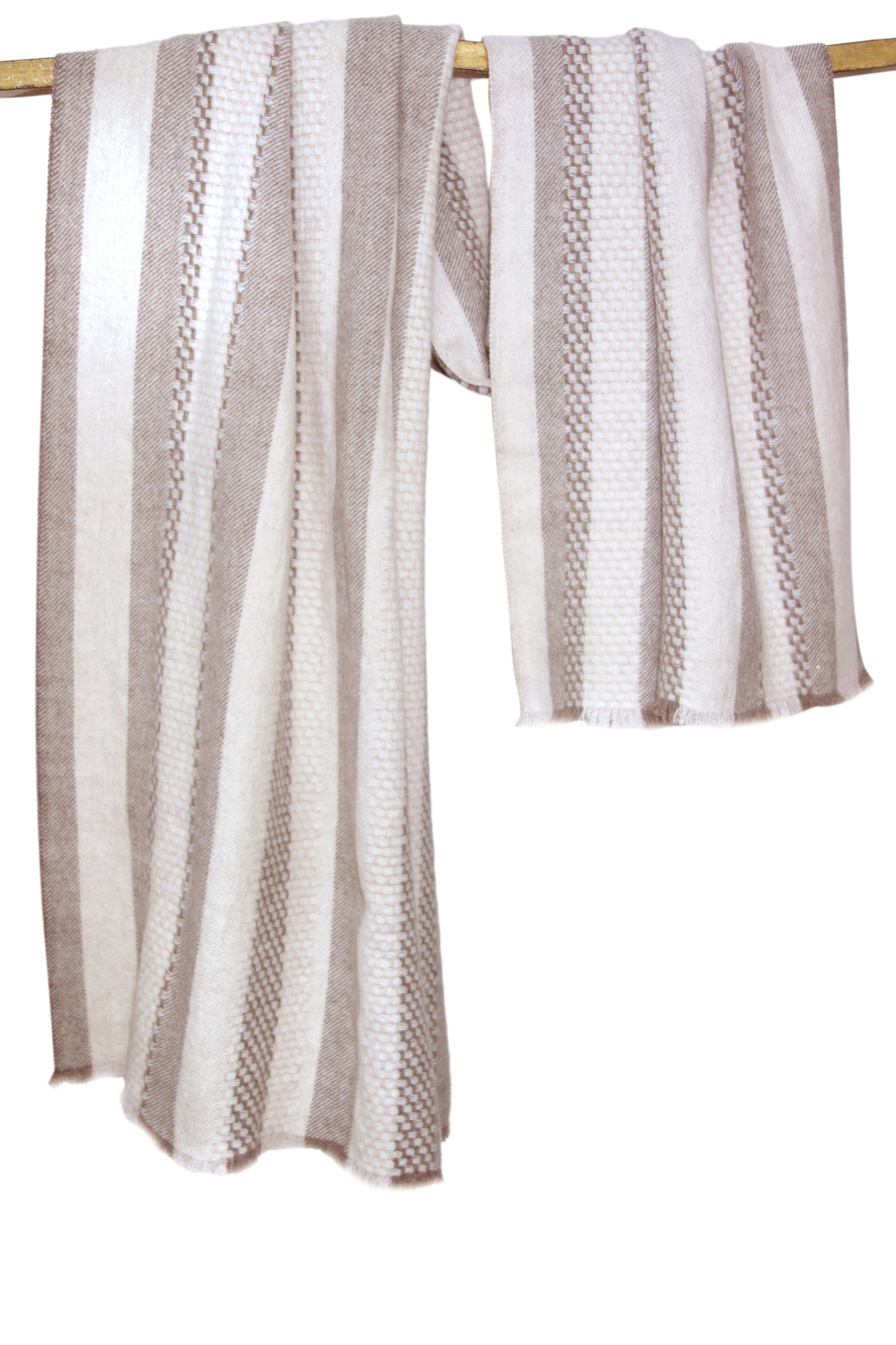 Cashmere Basket weave Scarf 3- Pashma Women's