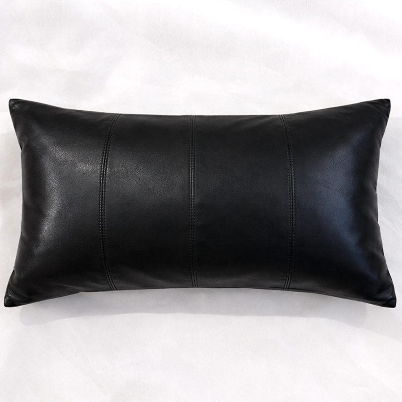Sterling : Leather paneled Cushion