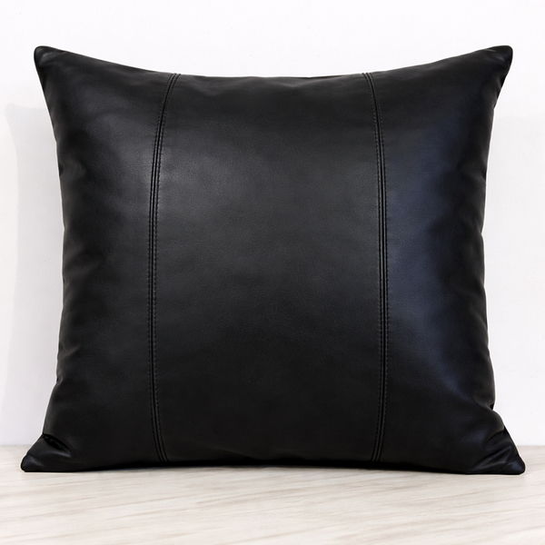 Sterling : Leather paneled Cushion