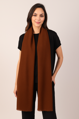 Bordeau pure cashmere scarf