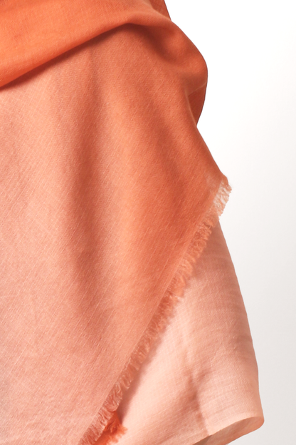 Cherry Wood Ombre Diamond Cashmere Scarf