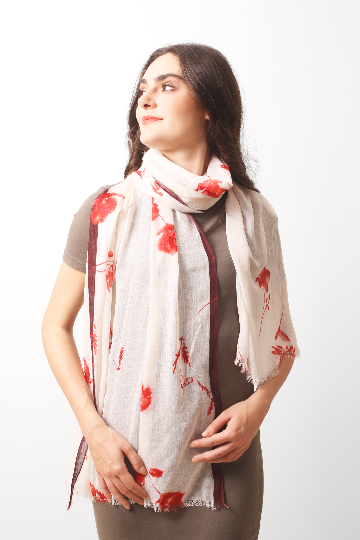 Floral Muse Silk Cashmere Scarf