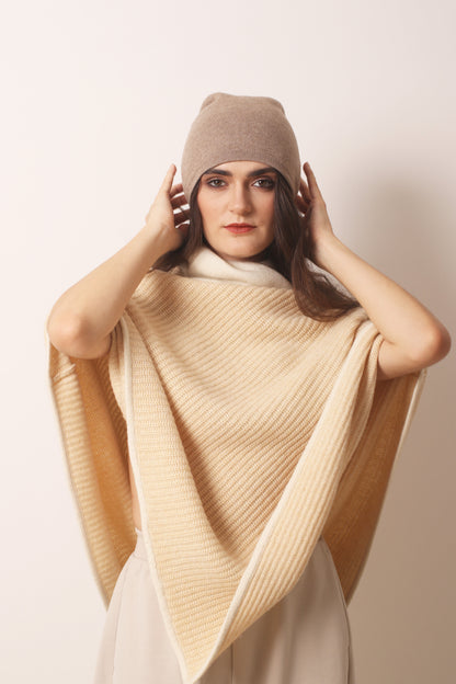 Fawn Cashmere Beanie- Pashma Wmen's