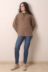 Fawn Cashmere Hoodie 2- Pashma Women's