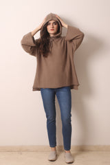 Fawn Cashmere Hoodie 3- Pashma Women's