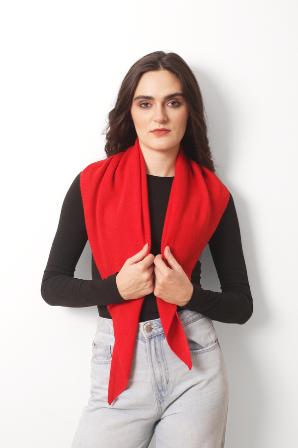 Fire Engine Cashmere Neckerchief