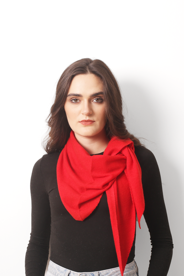 Fire Engine Cashmere Neckerchief