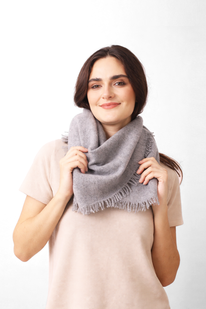 Snow Diamond Yarn Cashmere Scarf