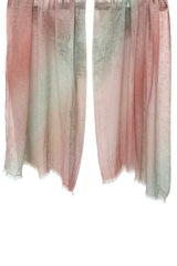 Peach Ombre Cashmere Scarf