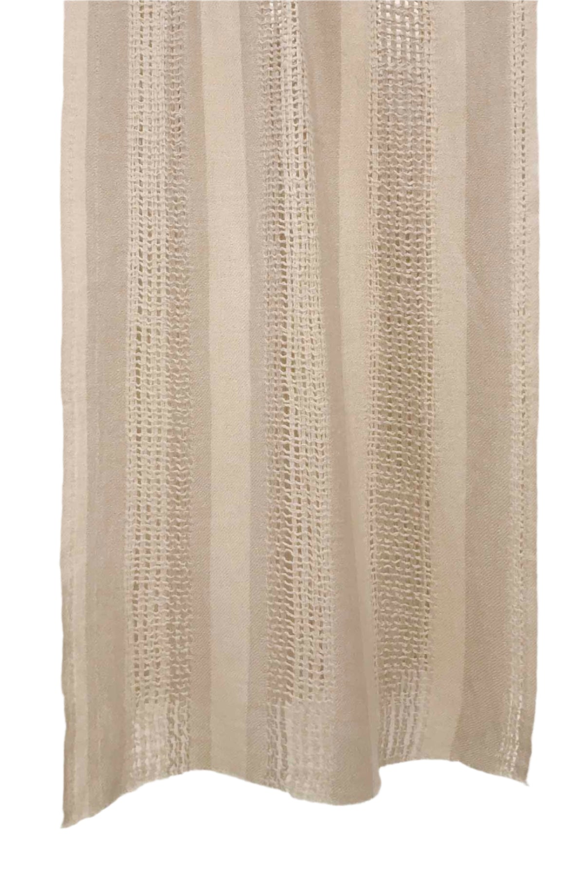 Beige Pure Cashmere Scarf
