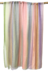 wool cashmere bloom color play scarf