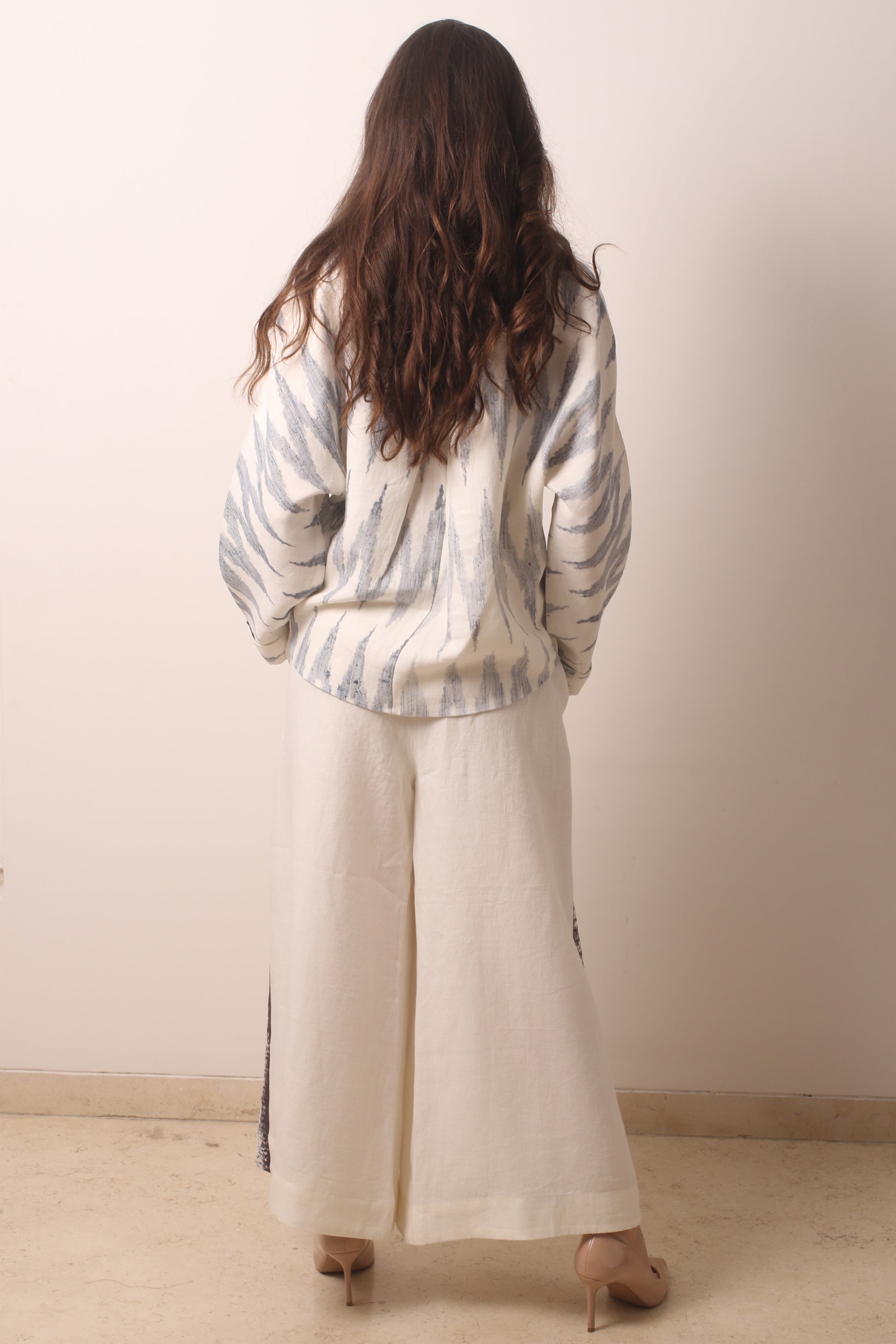 Ikat Linen Co-Ord Set 3- Pashma Women's