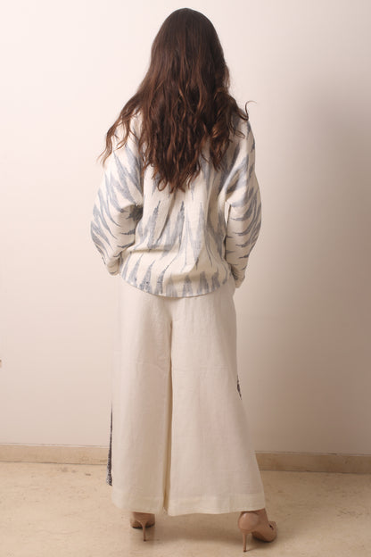 Ikat Linen Co-Ord Set 3- Pashma Women's