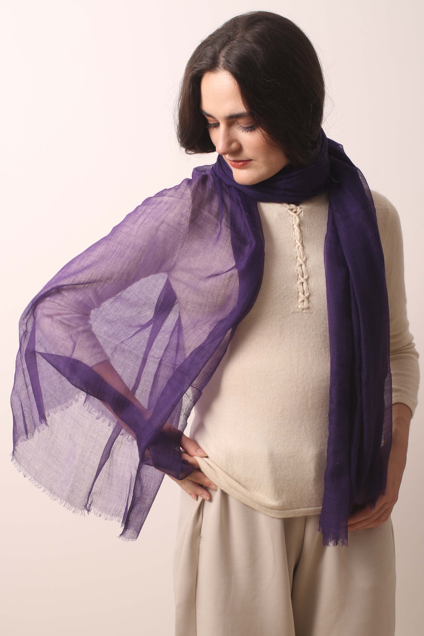 IndianInkCashmereAirScarf-Pashma Women's