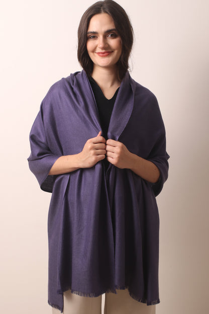 Indian Ink Silk Cashmere Twill Scarf- Pashma Women's