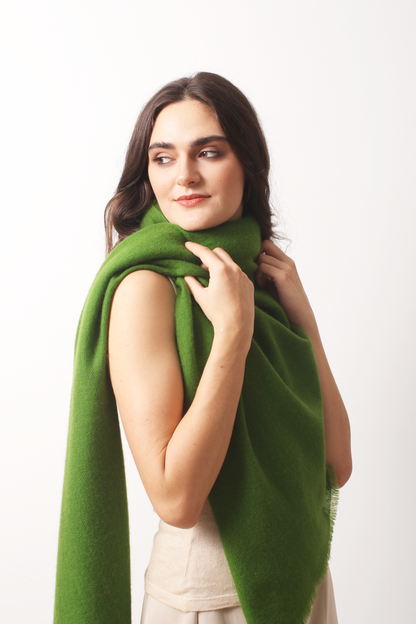 Leaf  Felted Cashmere Scarf