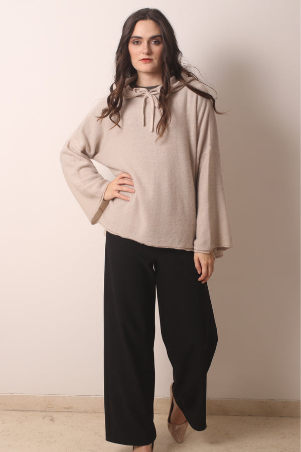 Limestone Cashmere Hoodie- Pashma Women's