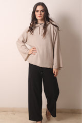 Limestone Cashmere Hoodie- Pashma Women's