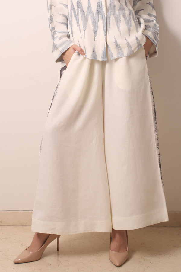 Linen Wide Leg Pant- Pashma Women's