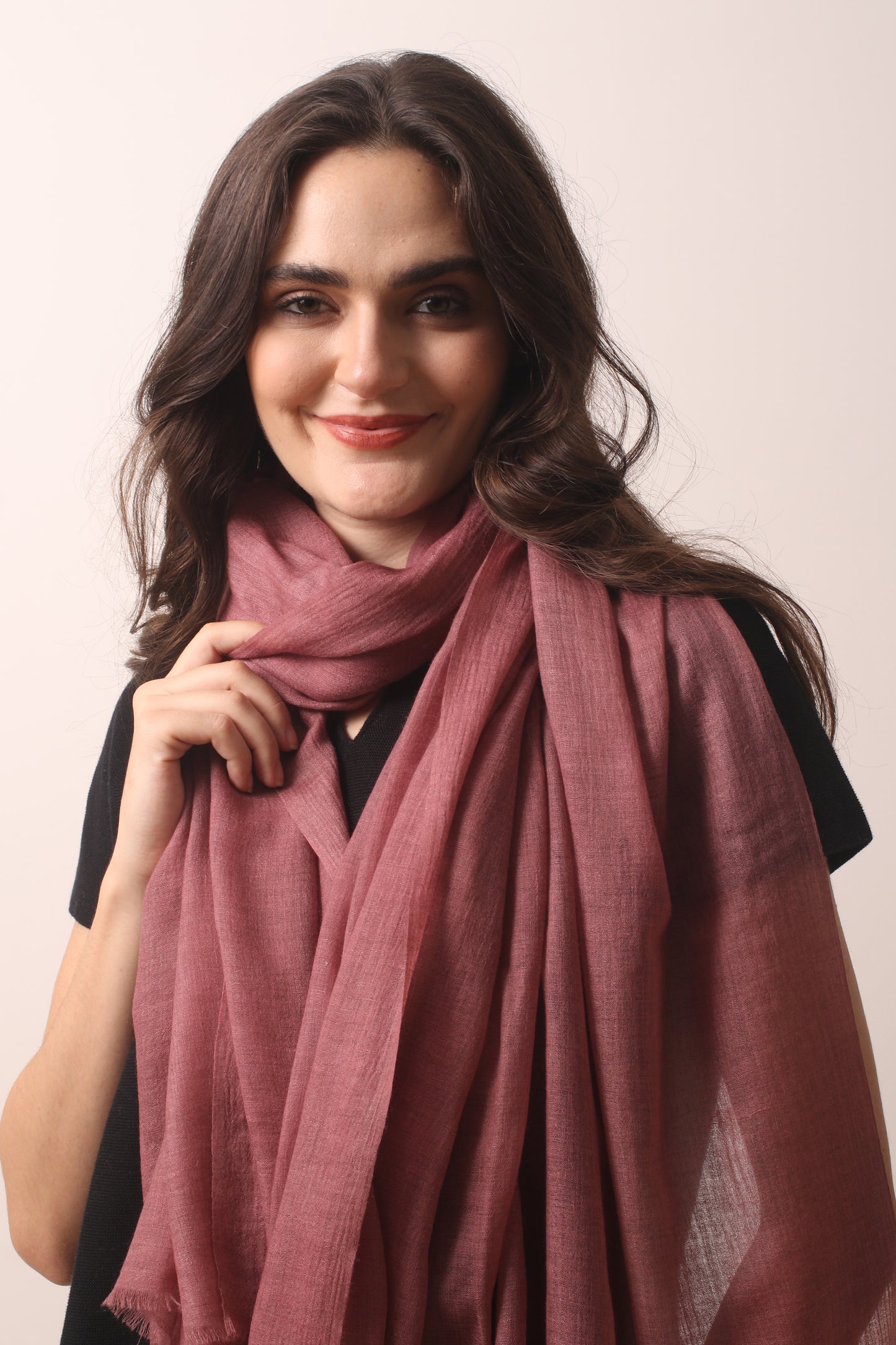 Marsala Cashmere Air Scarf 1-Pashma Women's
