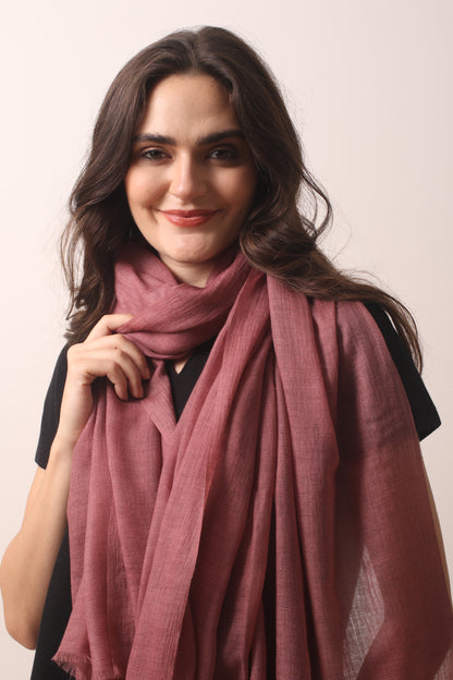 Marsala Cashmere Air Scarf 1-Pashma Women's