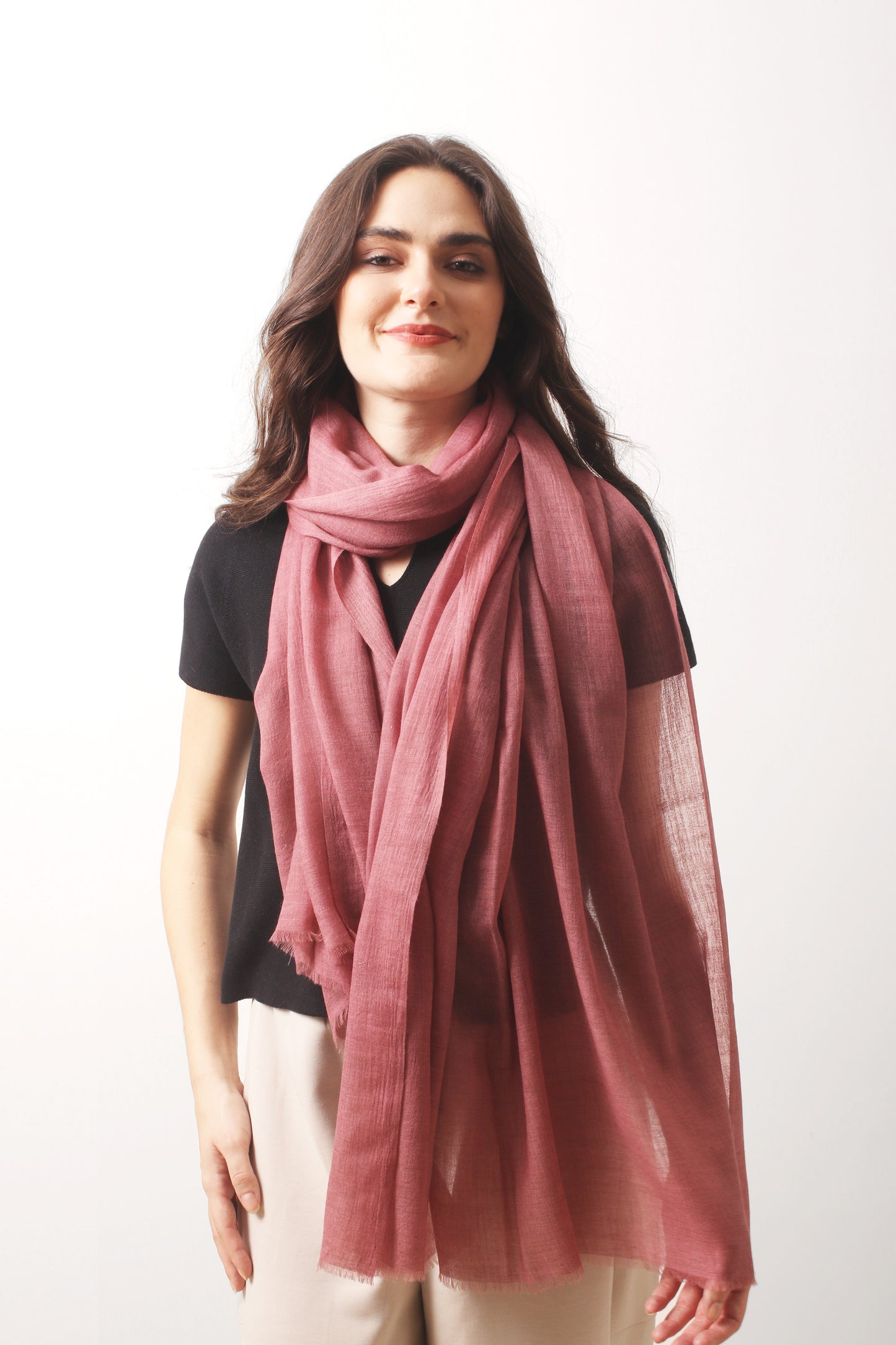 Marsala Cashmere Air Scarf